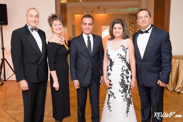 Architect Thomas Krähenbühl, Phillips Collection Director Dorothy Kosinski, Qatari Ambassador Mohammed Jaham Al-Kuwari, and gala co-hosts Kay and Sunny Kapoor.